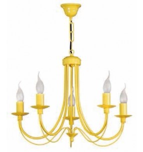 Люстра Арт. L-56/5 Amarillo (желтый) Joalpa (Испания)